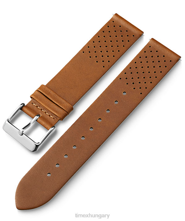 hevederek | B8NR418 Timex Cser 20 mm-es gyorskioldó matt bőrszíj egynemű