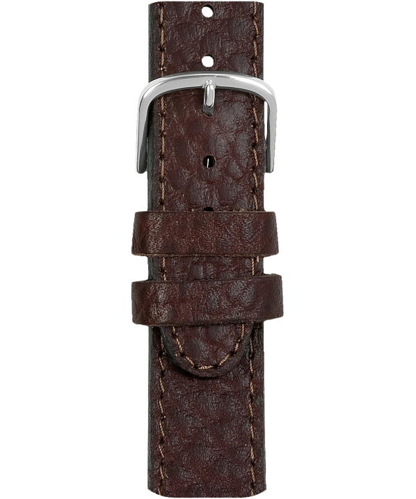 hevederek | B8NR440 Timex barna/texturált 18 mm-es bőr szíj egynemű