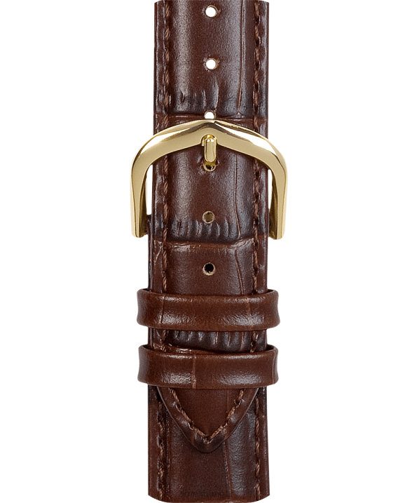 hevederek | B8NR452 Timex barna 18 mm-es bőr szíj egynemű