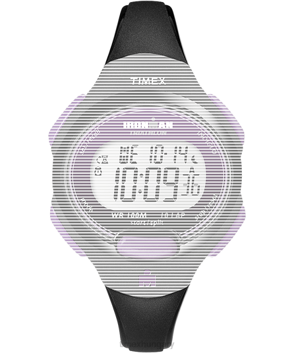 hevederek | B8NR542 Timex fekete csere 12 mm-es műgyanta szíj az ironman essential 10 közepes mérethez egynemű