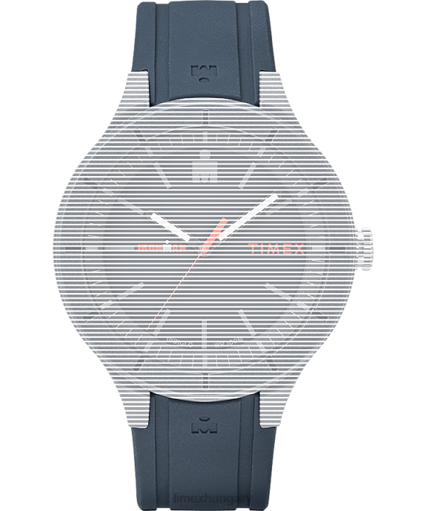 hevederek | B8NR555 Timex kék csere 20mm-es szilikon szíj az Ironman elengedhetetlen egynemű