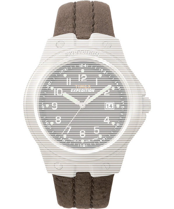 hevederek | B8NR556 Timex barna csereszíj expedíciós fémmezőhöz egynemű
