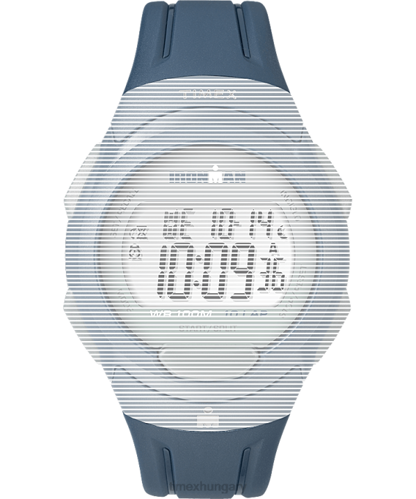 hevederek | B8NR559 Timex kék csere 16 mm-es matt gyanta szíj az ironman essential 10 teljes méretűhez egynemű