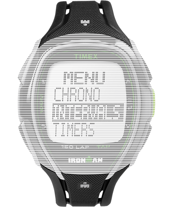 hevederek | B8NR560 Timex fekete csere 20mm-es gyanta szíj Ironman 150 körös sima teljes méretben egynemű