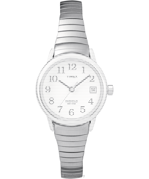 hevederek | B8NR568 Timex rozsdamentes acél csereszíj a könnyű leolvasás érdekében egynemű