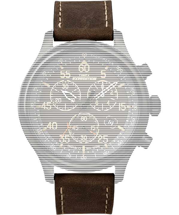 hevederek | B8NR571 Timex barna csereszíj expedíciós terepi kronográfhoz egynemű