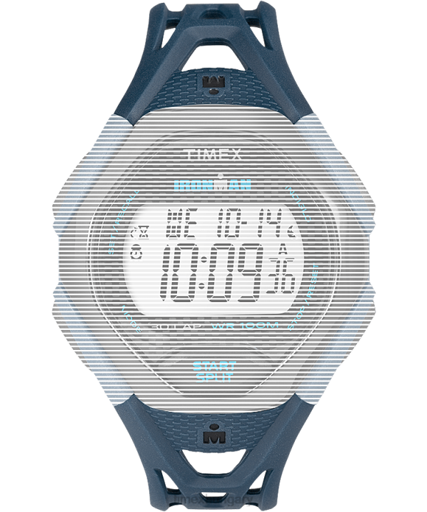 hevederek | B8NR573 Timex kék csere 17 mm-es gyantaszíj az Ironman sleek 30 teljes méretűhez egynemű