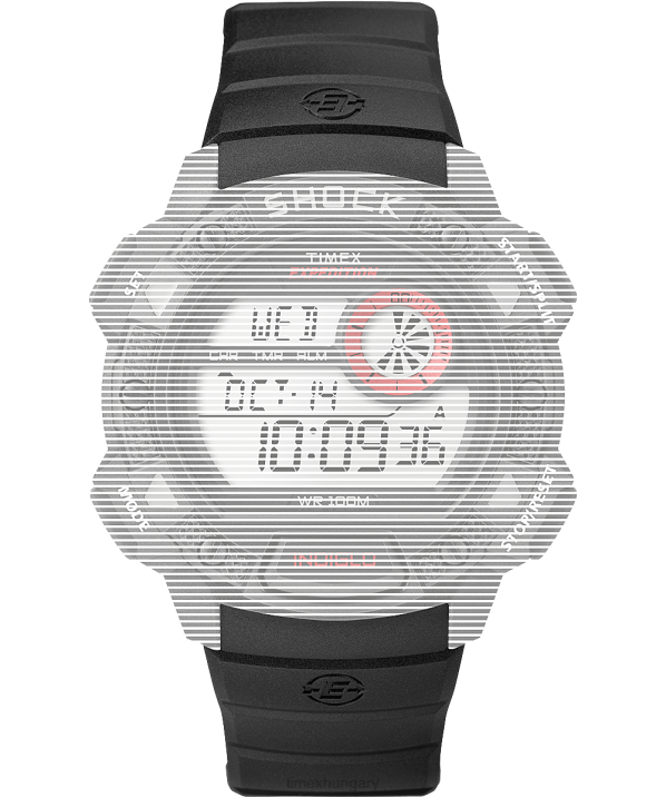 hevederek | B8NR574 Timex fekete csereszíj az expedíciós alapsokkokhoz egynemű