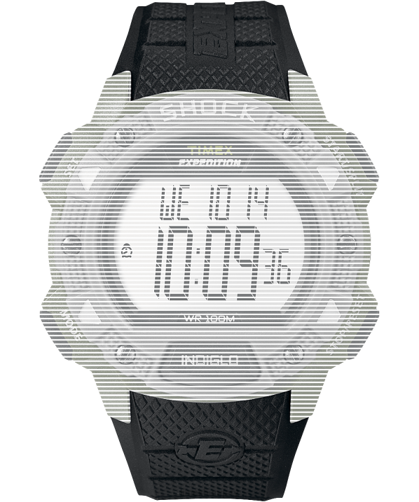 hevederek | B8NR580 Timex fekete csereszíj expedíciós sokkoló kat egynemű