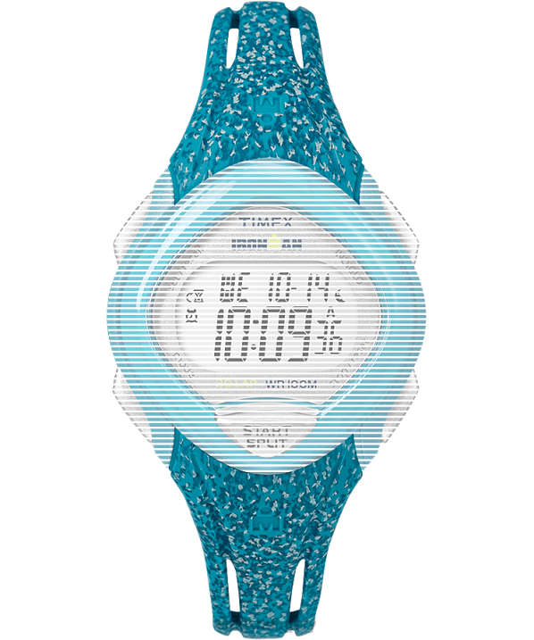 hevederek | B8NR591 Timex kék csere 16 mm-es gyantaszíj az Ironman sleek 30-as közepes mérethez egynemű