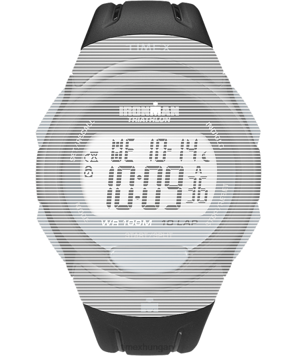 hevederek | B8NR597 Timex fekete csere 16 mm-es gyanta szíj az ironman essential 10 teljes méretűhez egynemű
