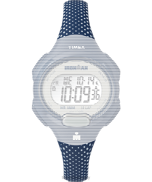 hevederek | B8NR598 Timex kék csere 12 mm-es műgyanta szíj az ironman essential 10 közepes mérethez egynemű