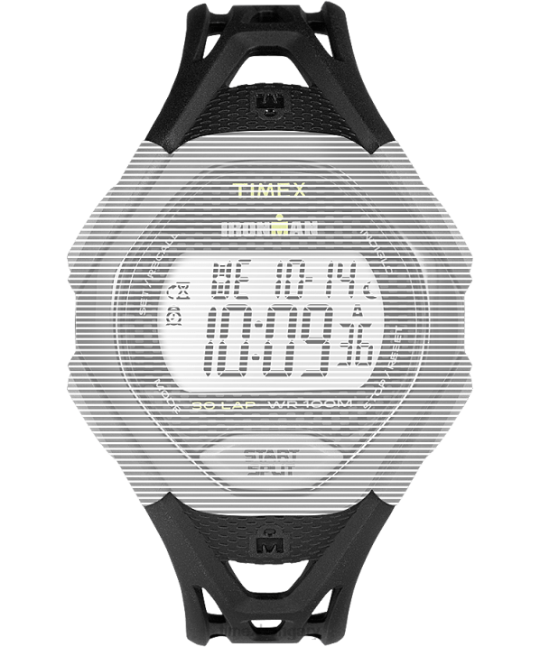 hevederek | B8NR606 Timex fekete csere 17 mm-es gyantaszíj az Ironman sleek 30 teljes méretűhez egynemű
