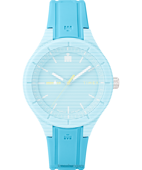 hevederek | B8NR612 Timex kék csere 18mm-es szilikon szíj az Ironman elengedhetetlen egynemű