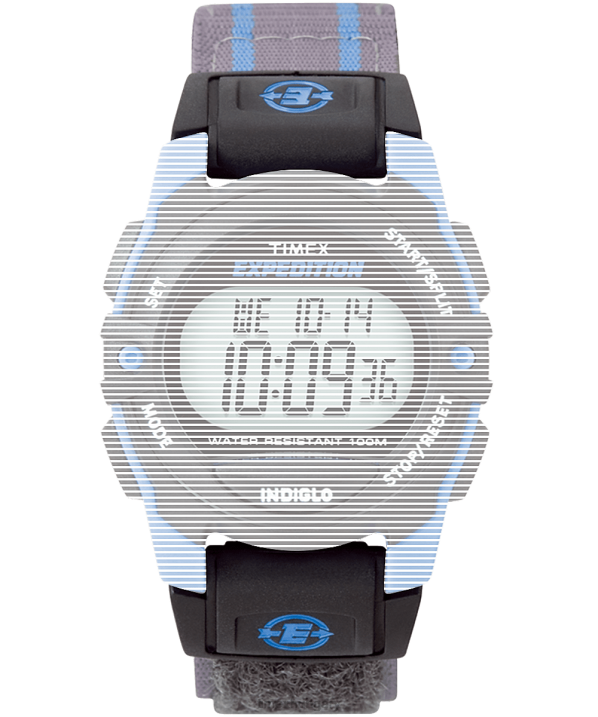 hevederek | B8NR637 Timex szürke csereszíj expedíció krono/riasztó/időzítőhöz egynemű