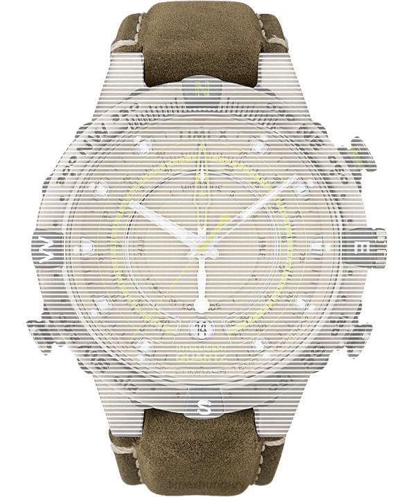 hevederek | B8NR653 Timex barna csereszíj intelligens kvarc dagály hőmérsékleti iránytűhöz egynemű