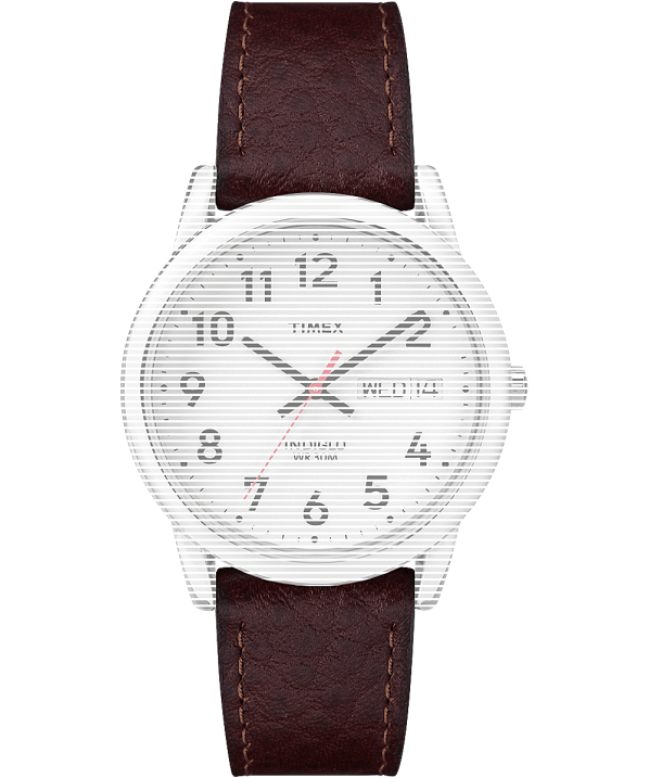 hevederek | B8NR656 Timex barna csereszíj a könnyű leolvasás érdekében egynemű