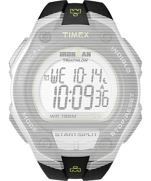 hevederek | B8NR664 Timex fekete csere 18mm-es gyantaszíj az ironman classic 30 oversize-hez egynemű