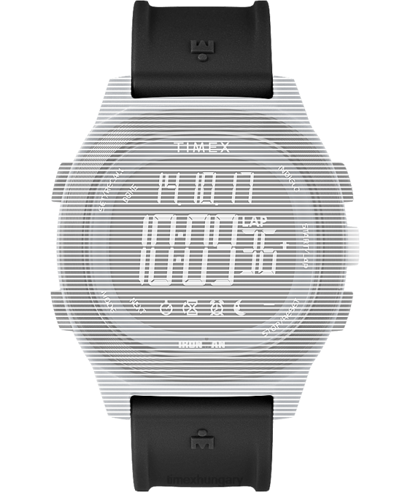 hevederek | B8NR665 Timex fekete csere 20mm-es matt gyanta szíj ironman szállításhoz egynemű