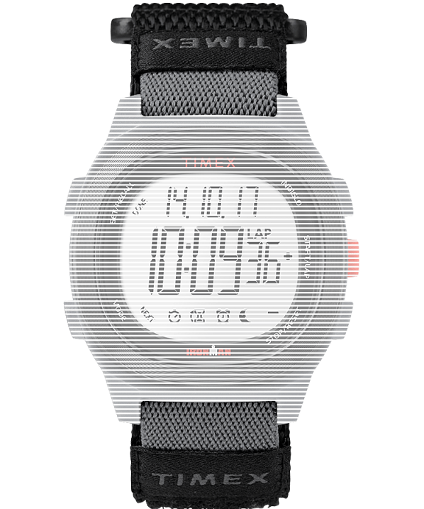 hevederek | B8NR668 Timex fekete csere 20 mm-es elasztikus szövetszíj Ironman szállításhoz egynemű