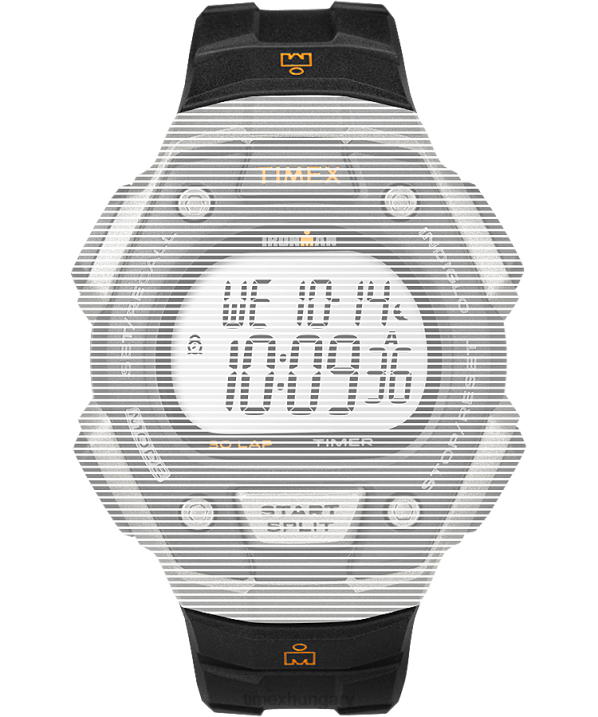 hevederek | B8NR669 Timex fekete csere 18mm-es gyantaszíj az ironman classic 30 teljes méretűhez egynemű