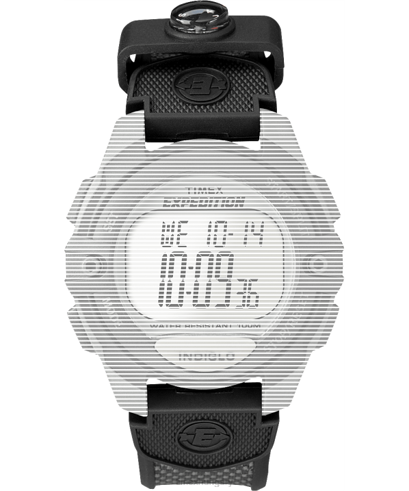 hevederek | B8NR678 Timex fekete csereszíj expedíció krono/riasztó/időzítőhöz egynemű