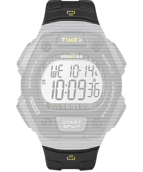 hevederek | B8NR689 Timex fekete csere 18mm-es gyantaszíj az ironman classic 30 teljes méretűhez egynemű