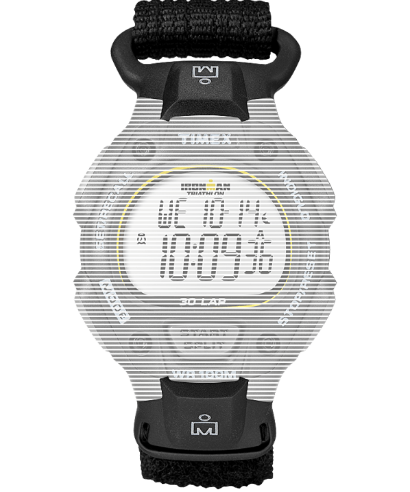 hevederek | B8NR698 Timex fekete csere 16 mm-es gyanta szövetpánttal az ironman classic 30 teljes méretűhez egynemű