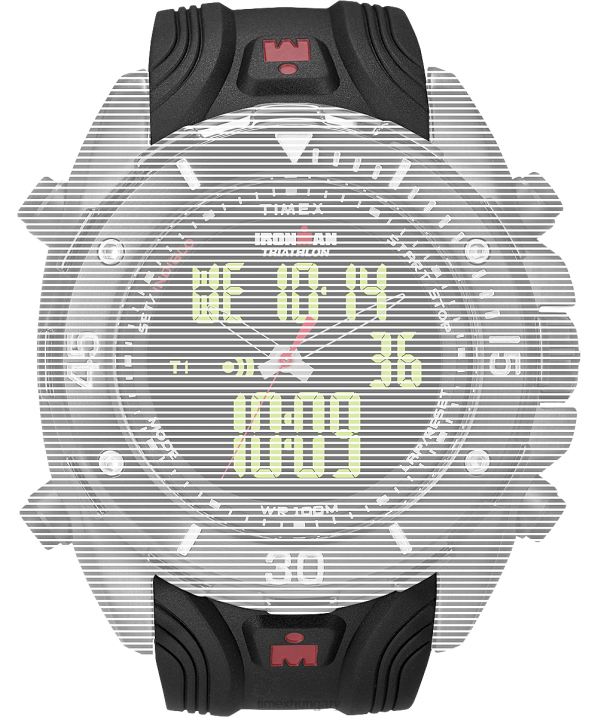 hevederek | B8NR702 Timex fekete csereszíj az ironman classic dual tech 42 teljes mérethez egynemű