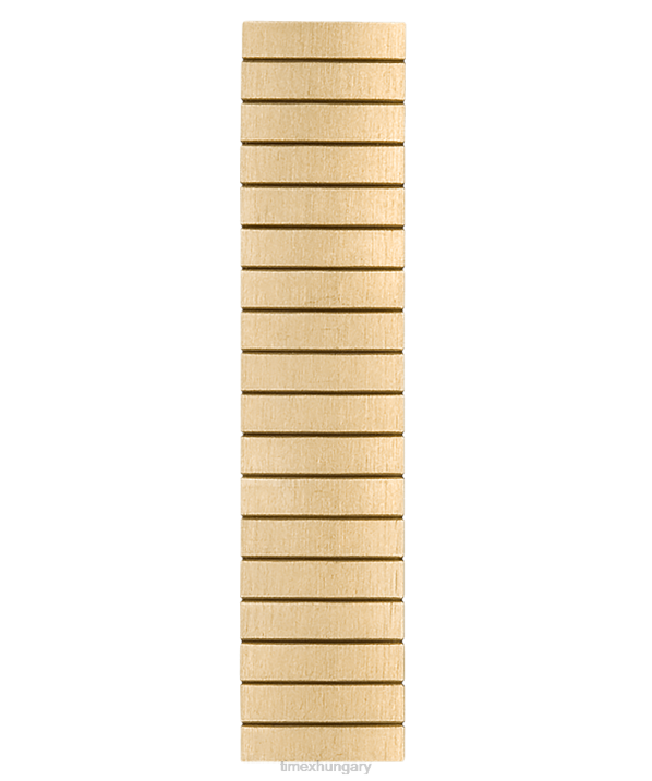 hevederek | B8NR497 Timex Arany tónus 18 mm-es rozsdamentes acél tágulási szalag egynemű
