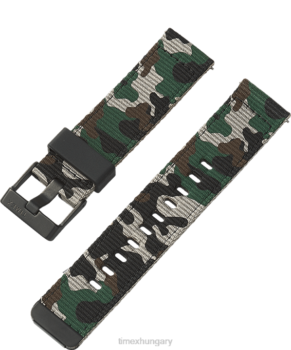 hevederek | B8NR516 Timex camo 22 mm-es gyorskioldó szövetszíj egynemű
