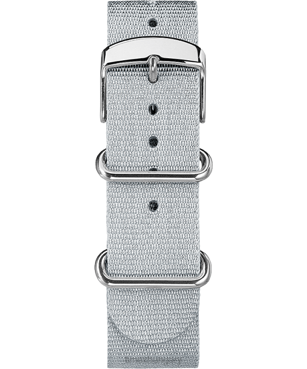 hevederek | B8NR540 Timex ezüst tónusú 20 mm-es fém szőtt szövet átcsúsztatható pánt egynemű