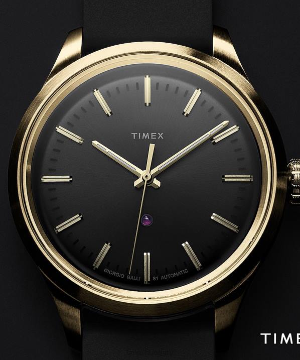 órák | B8NR41 Timex arany tónusú/fekete giorgio galli s1 automata 38mm limitált kiadás férfiak