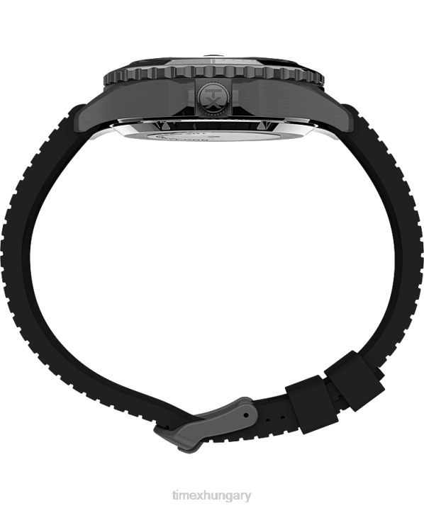 órák | B8NR43 Timex fekete navi xl automata 41mm-es szintetikus gumi szíjas óra férfiak