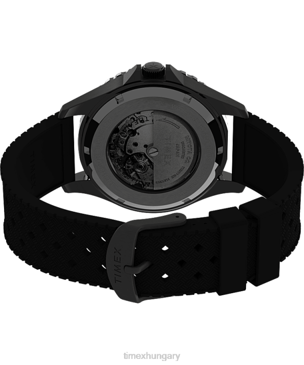 órák | B8NR43 Timex fekete navi xl automata 41mm-es szintetikus gumi szíjas óra férfiak