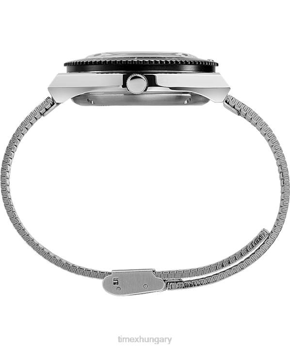 órák | B8NR44 Timex rozsdamentes acél/fekete m79 automata 40mm-es rozsdamentes acél karkötős óra férfiak