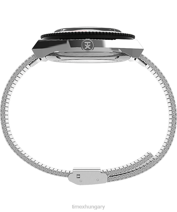 órák | B8NR47 Timex rozsdamentes acél/fekete/piros m79 automata 40mm-es rozsdamentes acél karkötős óra férfiak