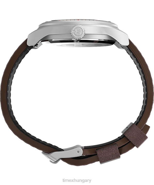 órák | B8NR188 Timex rozsdamentes acél/barna/krémszín expedition north sierra 40mm-es bőr szíjas karóra férfiak