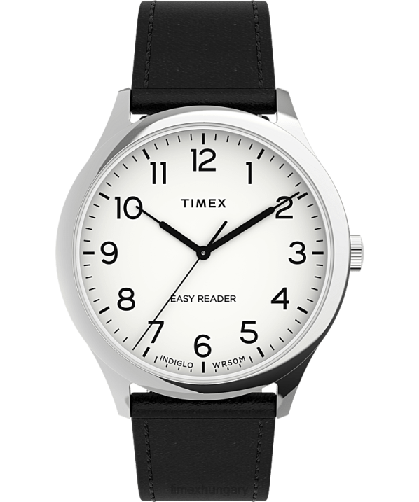 órák | B8NR192 Timex divat easy reader gen1 40mm-es bőr szíjas karóra férfiak