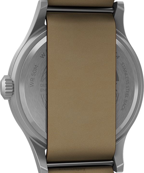 órák | B8NR194 Timex rozsdamentes acél/barna/krém expedition north sierra 40mm-es bőr szíjas karóra férfiak