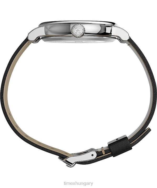 órák | B8NR232 Timex ezüst tónusú/fekete/fehér standard x földimogyoró, snoopy Valentin-nappal férfiak