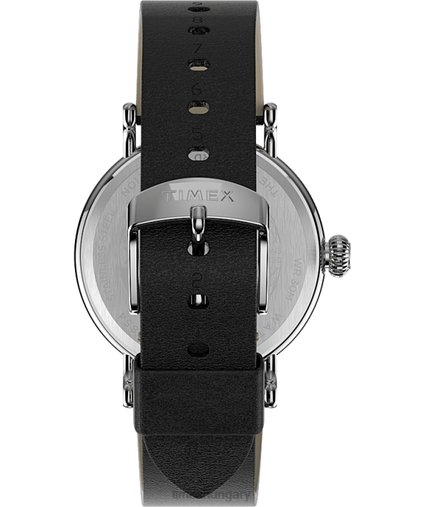 órák | B8NR232 Timex ezüst tónusú/fekete/fehér standard x földimogyoró, snoopy Valentin-nappal férfiak