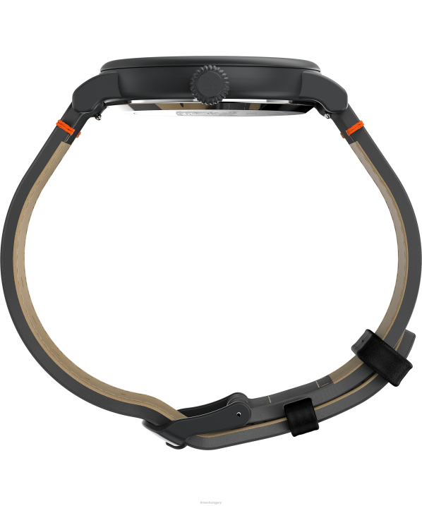 órák | B8NR236 Timex fekete/narancs szabványos x földimogyoró snoopy dia de los muertos 40 mm-es bőrszíjas karórával férfiak