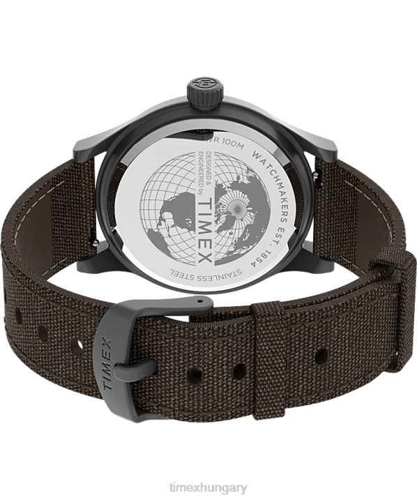 órák | B8NR239 Timex rozsdamentes acél/barna expedition north sierra 40 mm-es szövetszíjas karóra férfiak