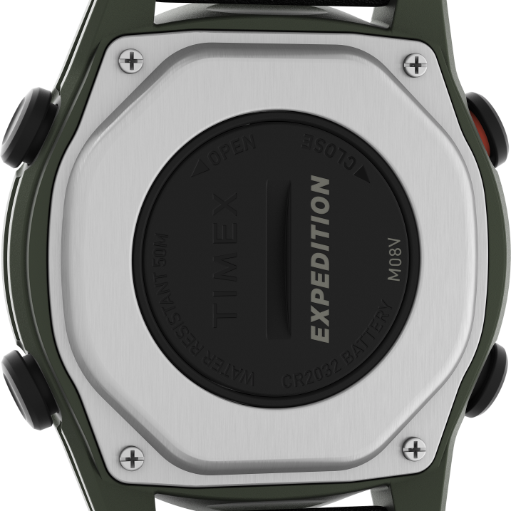 órák | B8NR240 Timex zöld/fekete expedition trailblazer+ 43mm vegyes anyagú szíjas óra férfiak