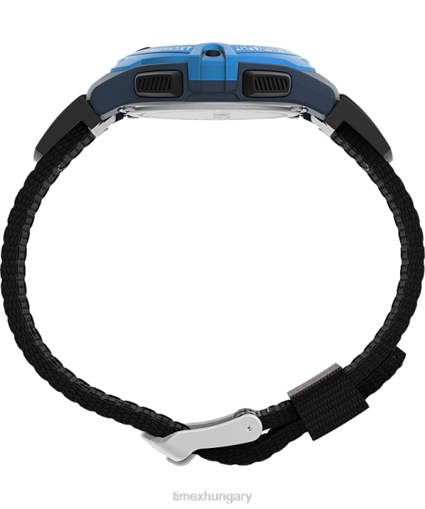 órák | B8NR258 Timex kék fekete expedition macska közepes méretű, 34 mm-es szövetszíjas karóra férfiak