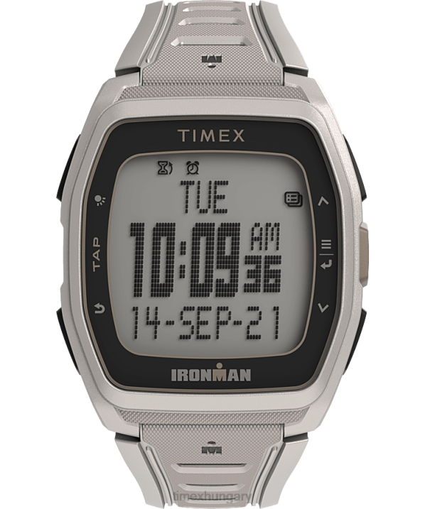 órák | B8NR261 Timex fehér fekete ironman t300 szilikon szíjas karóra férfiak