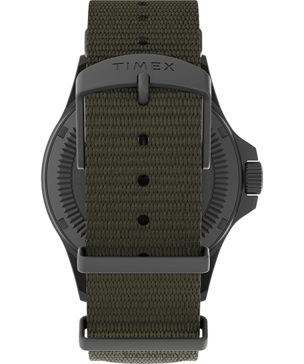 órák | B8NR20 Timex gunmetal/zöld expedition north field post napelemes 41 mm-es újrahasznosított szövet szíjas karóra férfiak