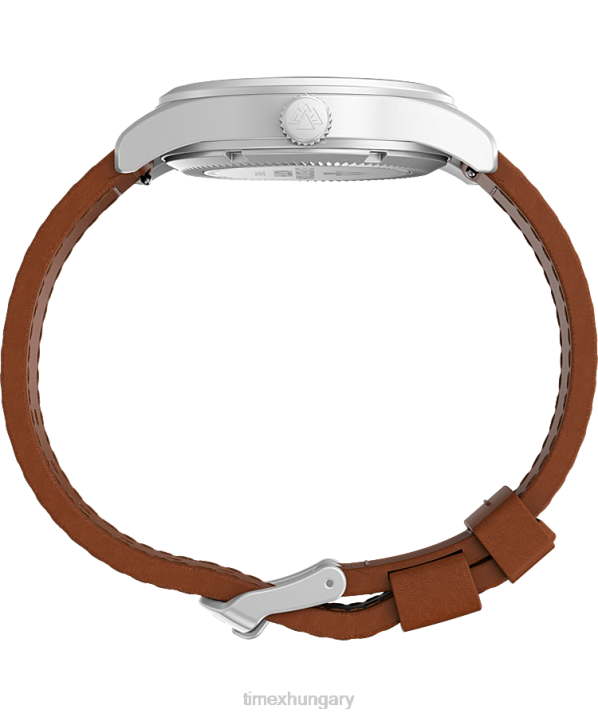 órák | B8NR22 Timex rozsdamentes acél/barna/fekete expedition north field post napelemes 36 mm-es környezetbarát bőr szíjas karóra férfiak