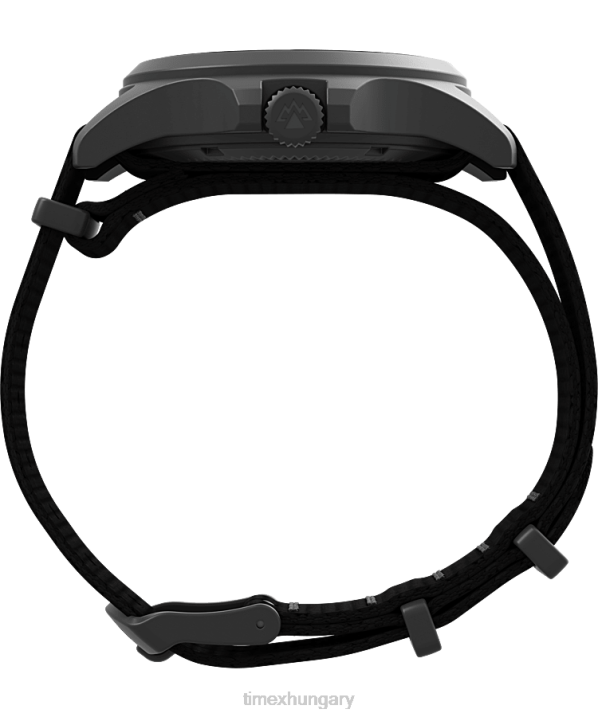 órák | B8NR31 Timex gunmetal/fekete expedition north field post napelemes 41 mm-es újrahasznosított szövet szíjas karóra férfiak